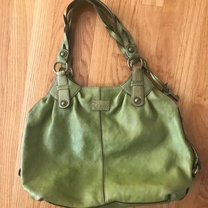 Fossil Vintage green hobo bag